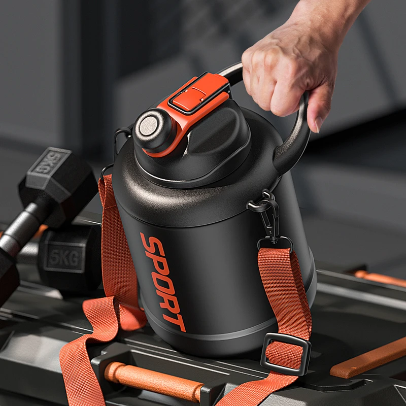 新款吨吨桶保温杯316不锈钢大容量运动水杯子男士学生网红爆款壶