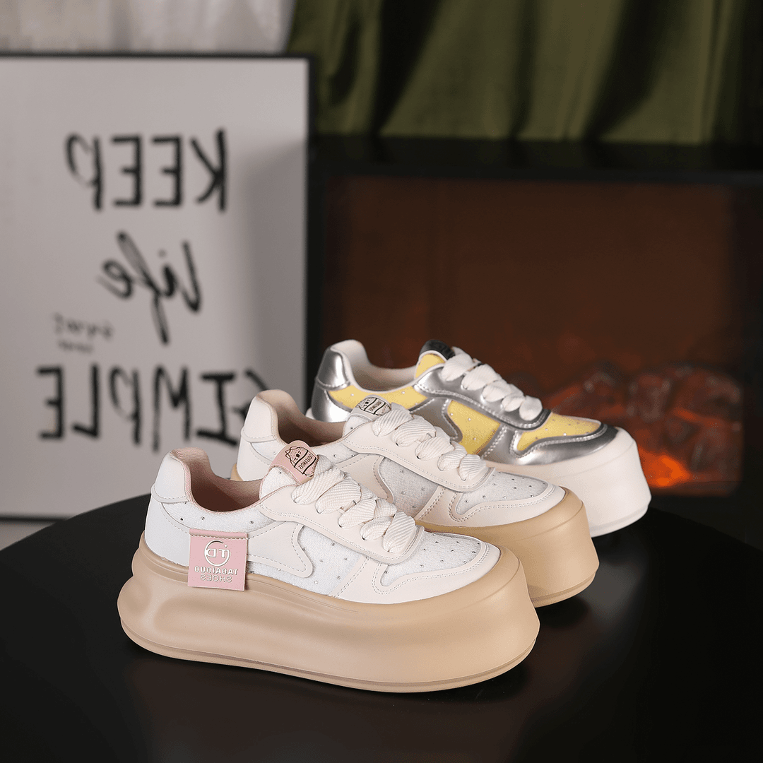 【漫游】时尚厚底增高6.5cm潮流百搭女士休闲鞋012-2