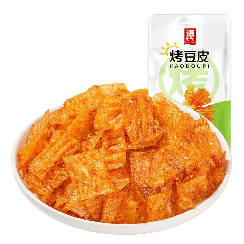源氏65g辣条烤豆皮豆片豆丝豆卷儿时手工辣条网红麻辣小零食小吃