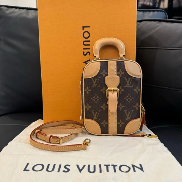 95新 LouisVuitton/路易威登 LV老花盒子包