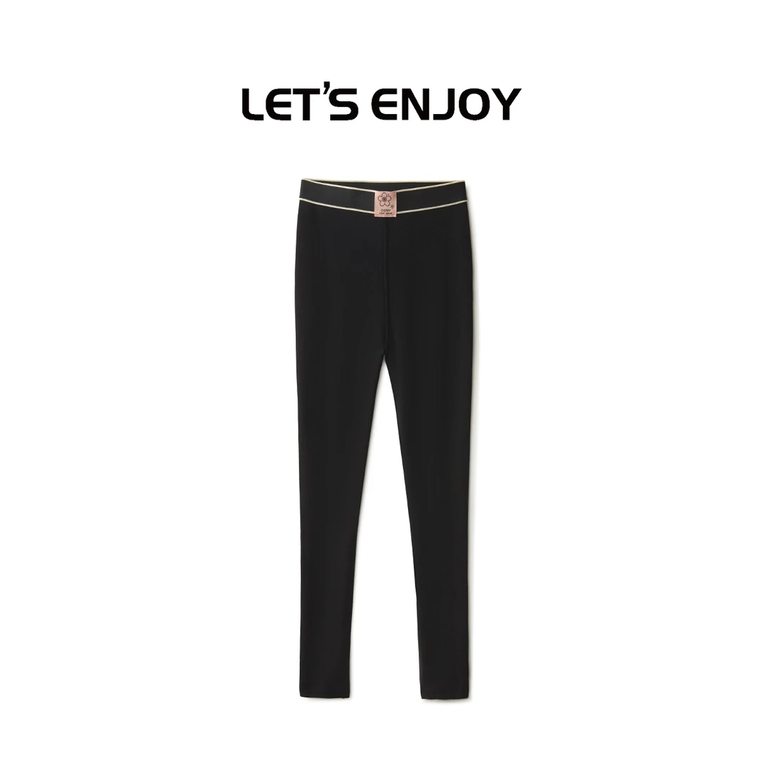 【万万分享】let's enjoy一线裆空气裤精梳棉亲肤舒适秋冬保暖裤