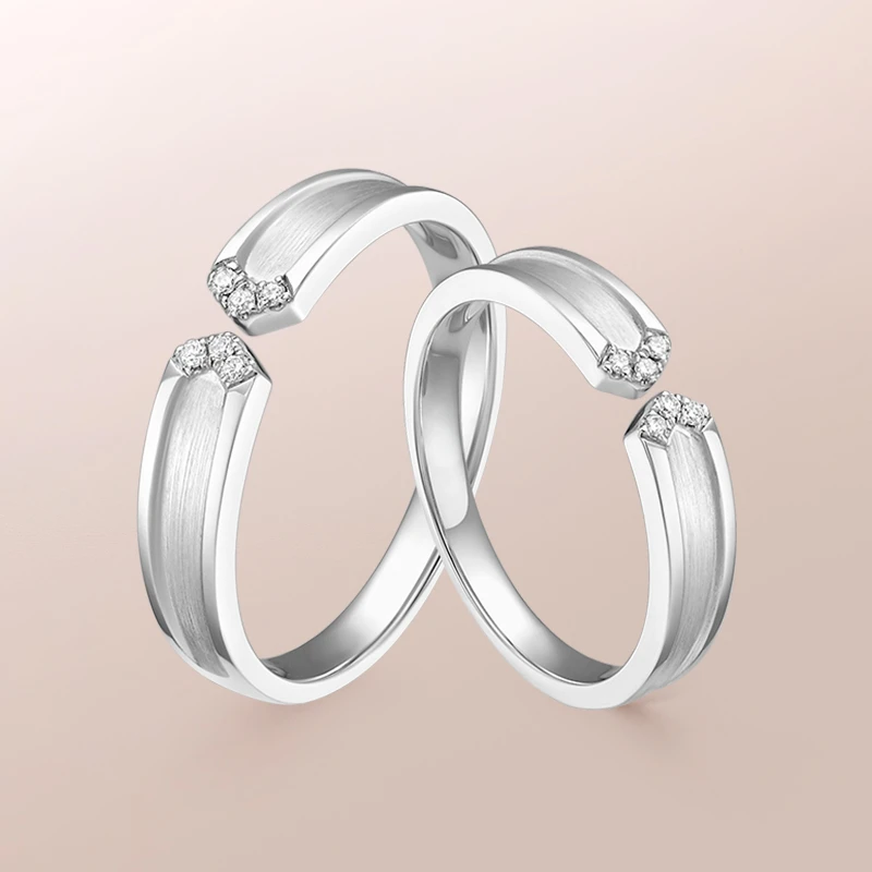 DR FOREVER系列爱有天意结婚求婚对戒一生仅能送一人男戒指钻戒