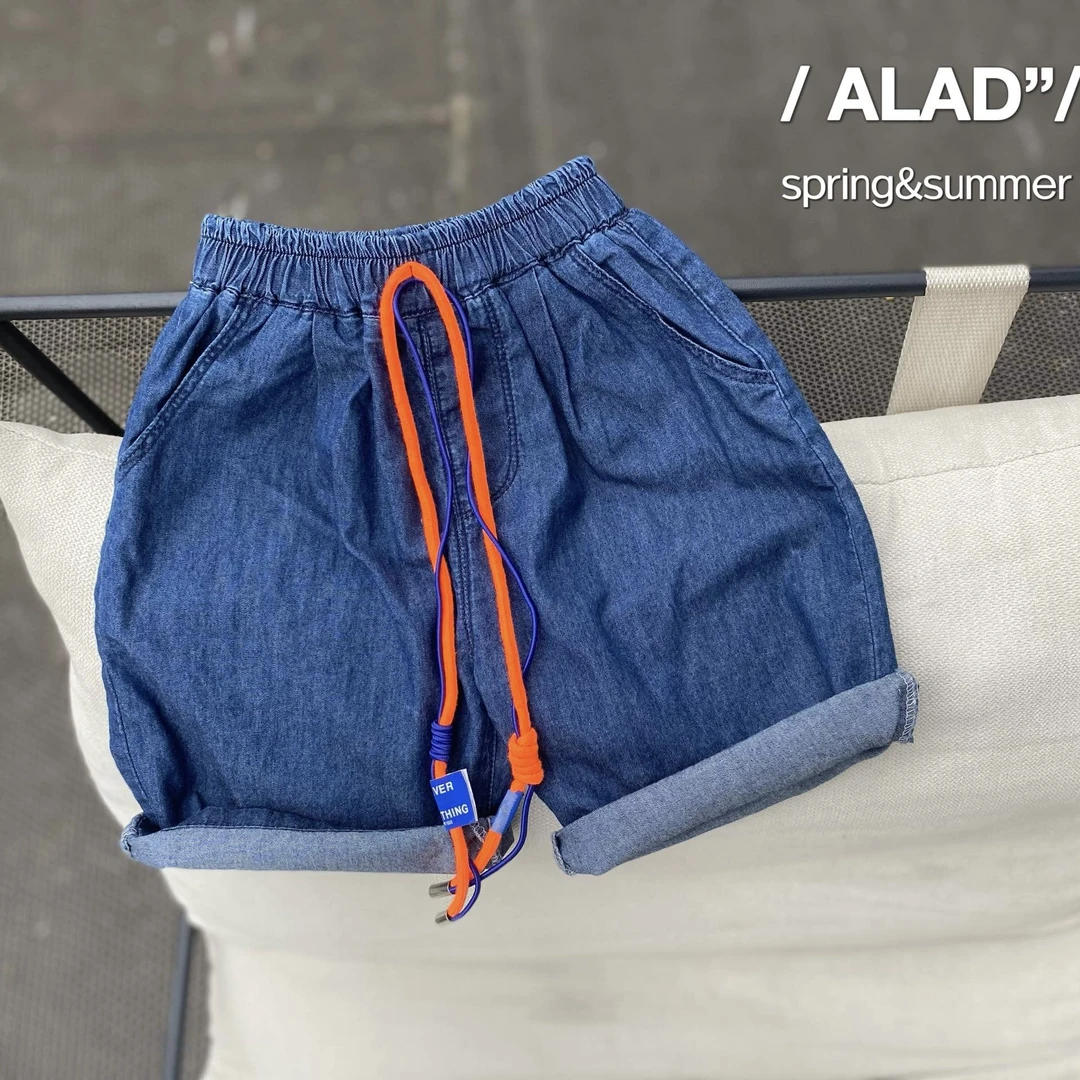 O3-8。23290夏季新款童裤儿童韩版百搭牛仔短裤男女童洋气裤子薄