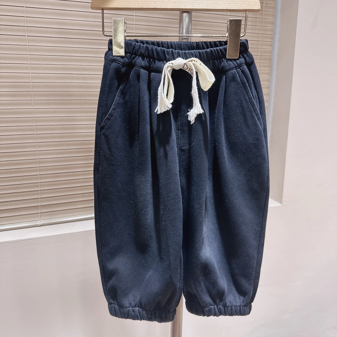 S4-1。901橘子秋款男女童时尚百搭休闲裤子