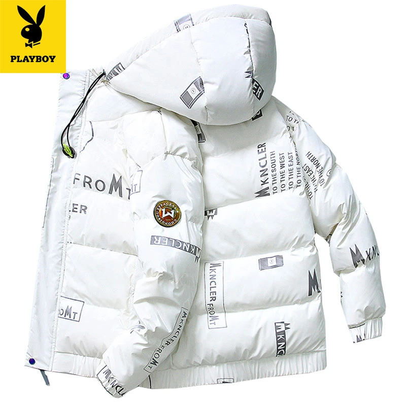 花花l公子反季清仓羽服男2023年新款外套男冬装男士短款加厚潮流