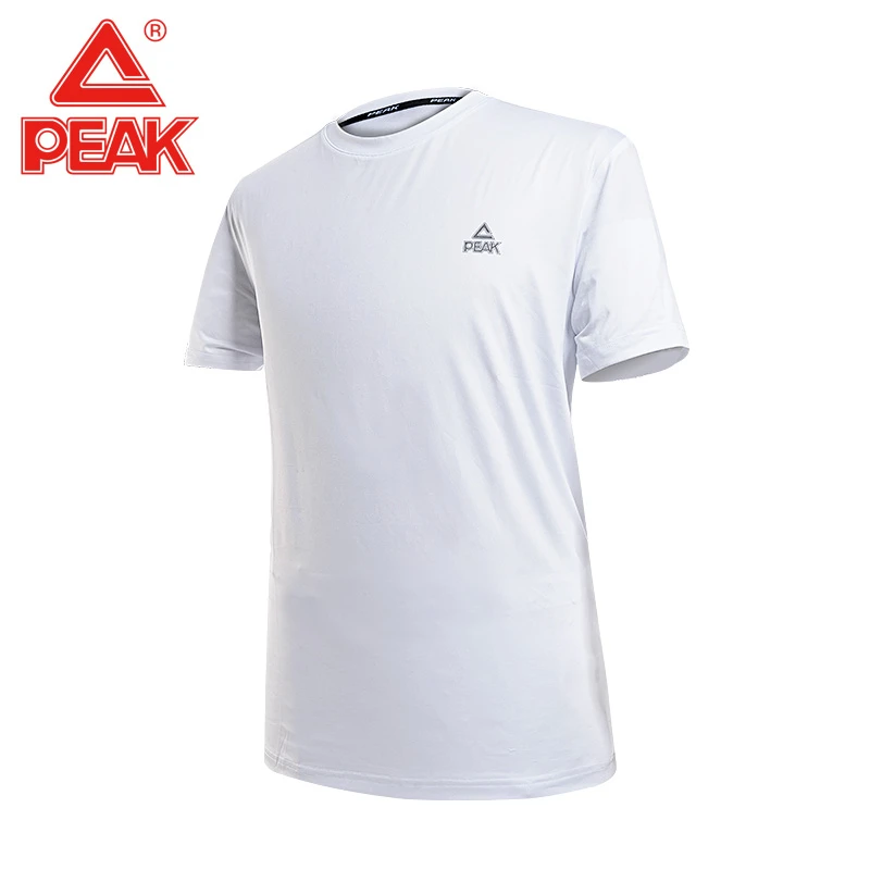 Peak/匹克夏季运动新款休闲男夏舒适透气训练吸汗圆领百搭休闲T恤