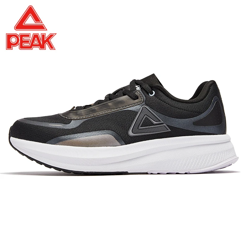 Peak/匹克缓震跑鞋耐磨防滑跑步鞋户外健步鞋软底时尚简约轻便