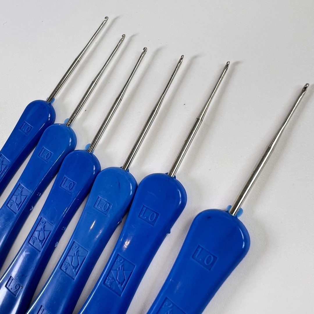 正品针织家用双头钩针两头手工编织工具包粗细钩鞋防滑毛衣针勾针