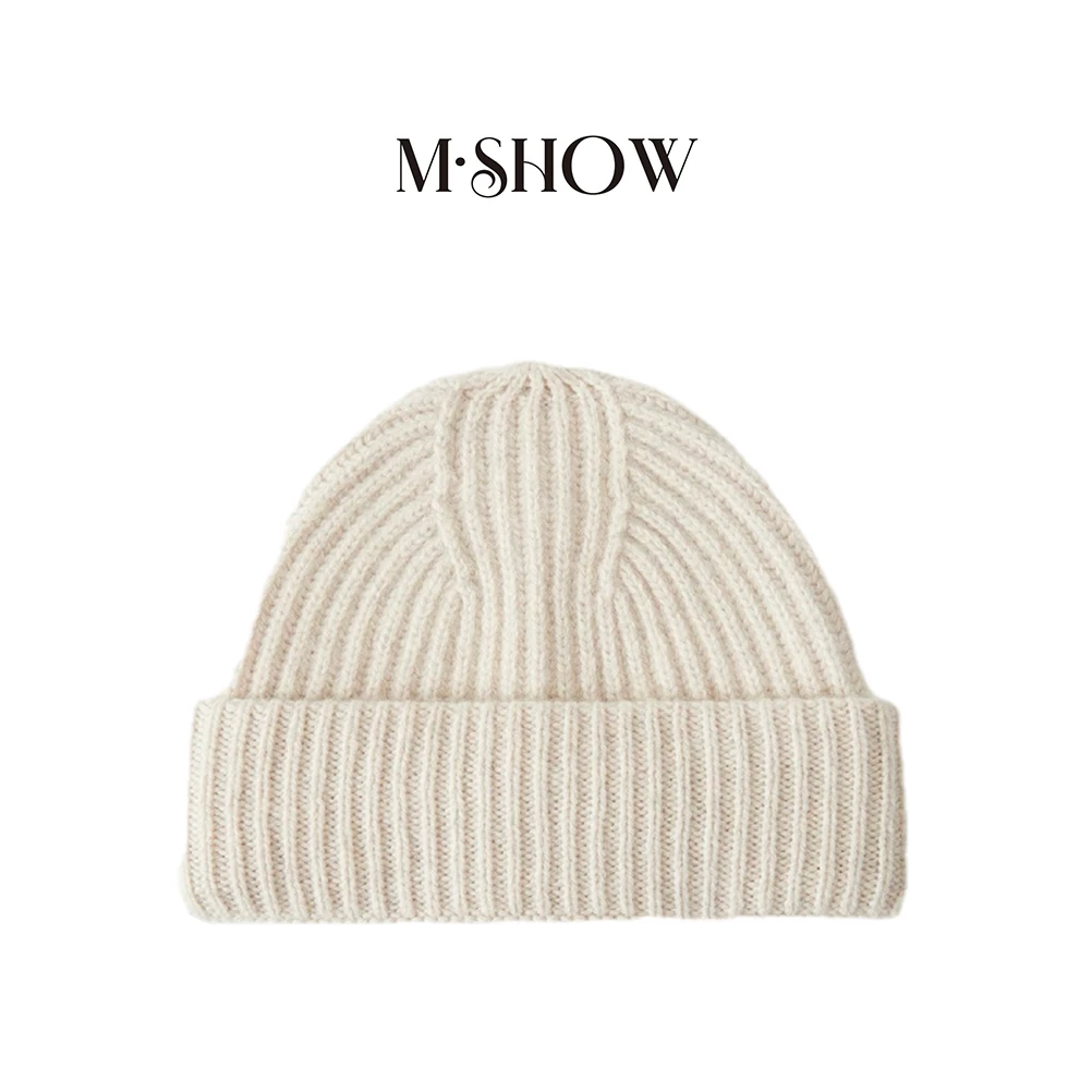 【墨秀羊绒】百分百山羊绒时尚百搭羊绒帽5239MZ