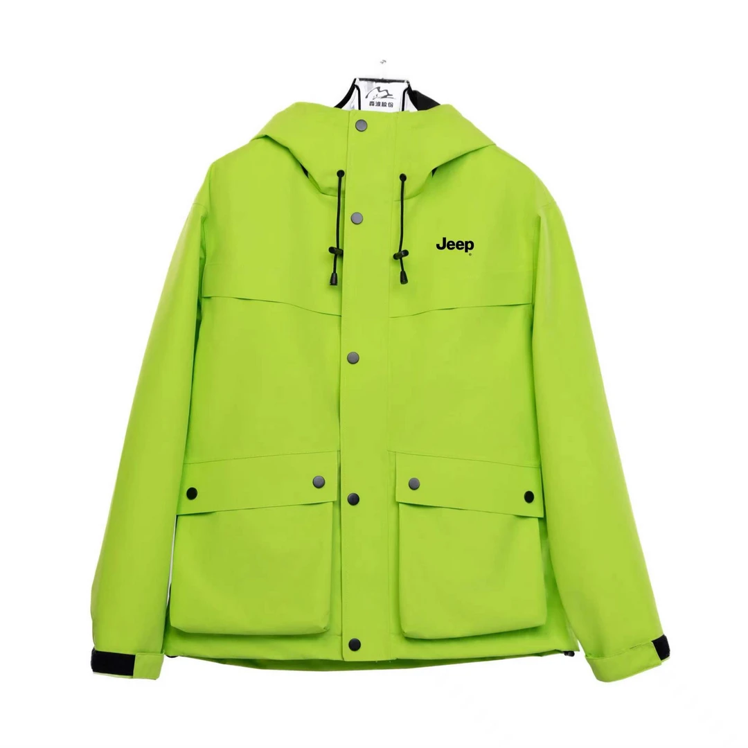 Jeep户外美式工装休闲登山冲锋衣8316