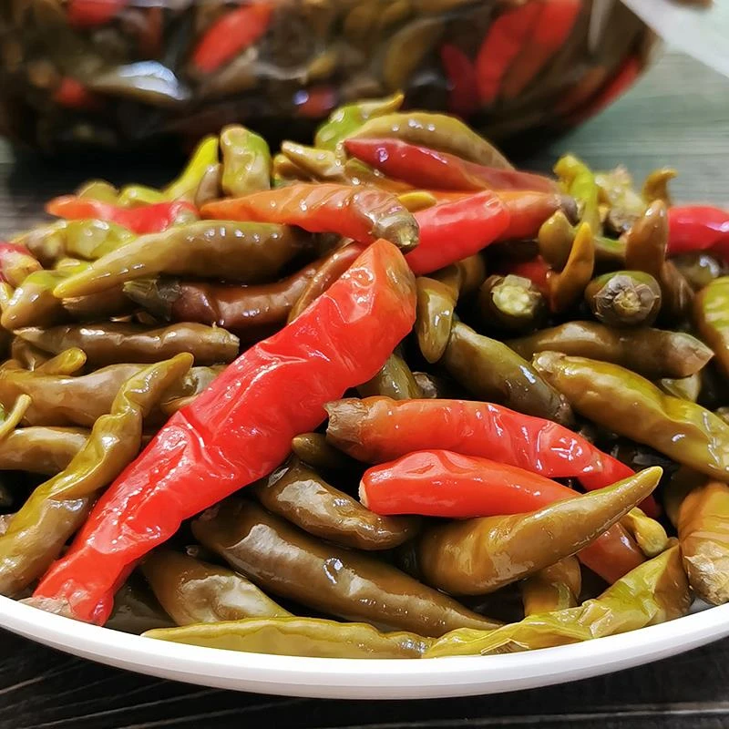 青红泡椒腌辣椒泡青辣椒腌制小米椒做泡椒鸡杂泡椒猪肝泡椒鱼葱0g
