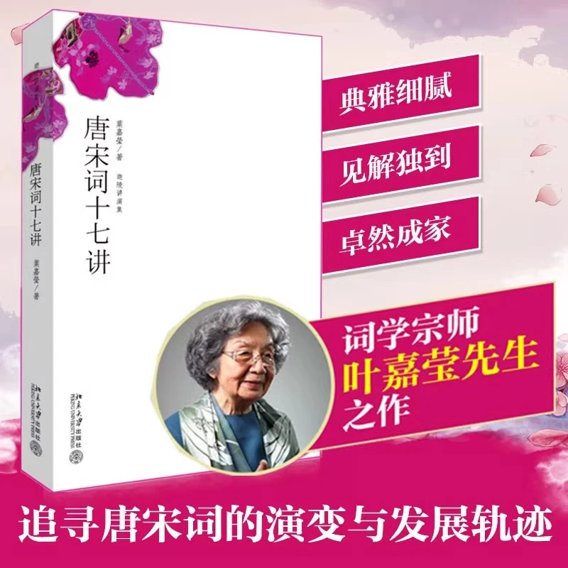 唐宋词十七讲 叶嘉莹先生之作 唐宋词史古诗词课中国诗歌经典书籍