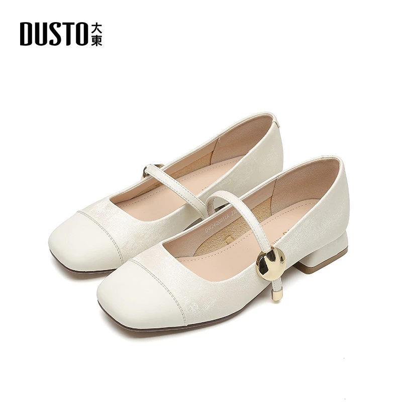 DUSTO/大东玛丽珍女款爆款2025新款气质百搭单鞋上班通勤女鞋0012