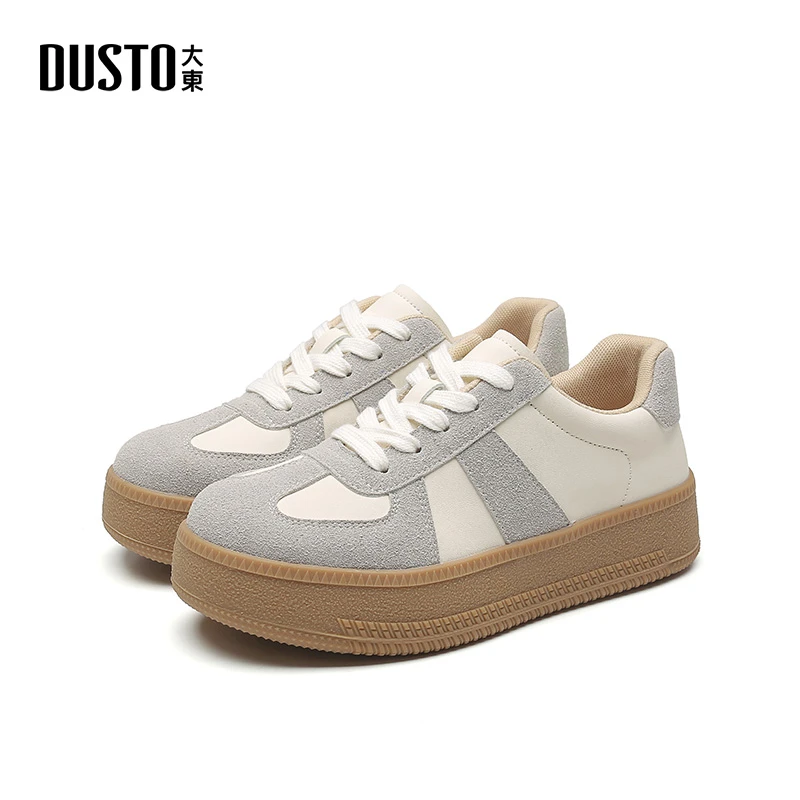 大东德训鞋2024秋季爆款时尚休闲百搭板鞋复古小众低帮潮鞋女0233