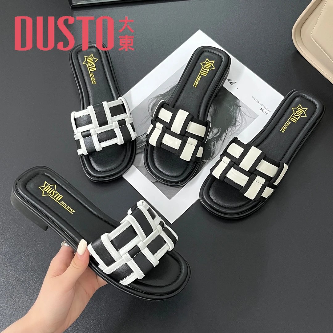 DUSTO/大东凉拖女2024夏季新款时尚百搭外穿防滑韩版厚底凉鞋0126