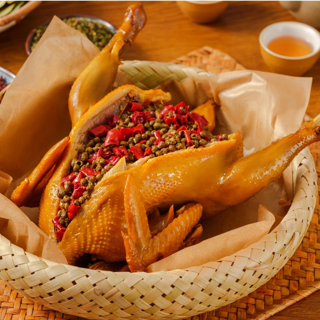 皮脆肉香椒麻鸡 950g~1000g