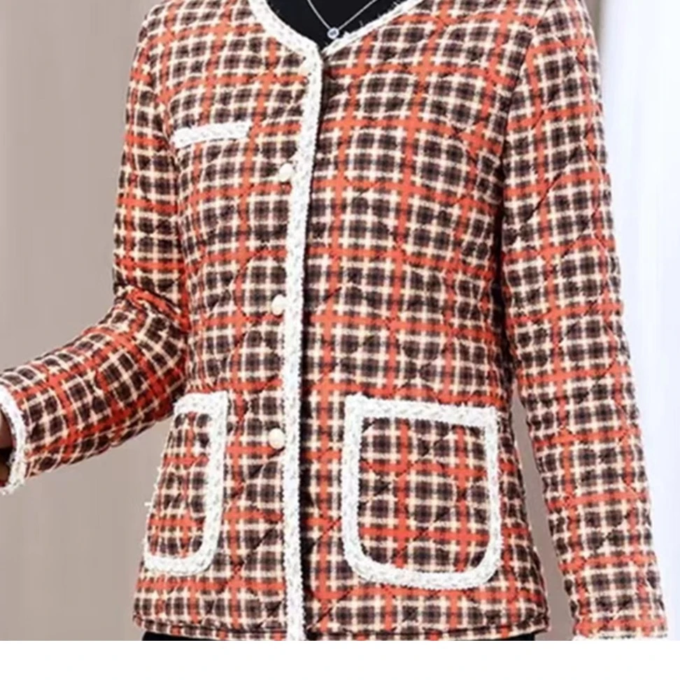 加厚小香风时尚花棉袄短款女内外穿冬家居棉衣小棉袄