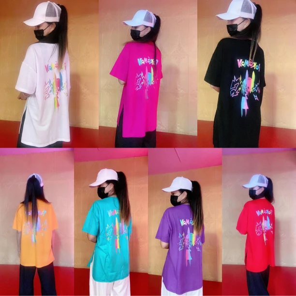 CX#118款彩膜比卡丘7色短袖+皮卡丘宽松灯笼裤