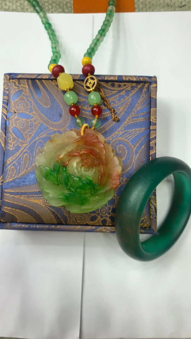 非金属手镯 龙血王两件套-0127