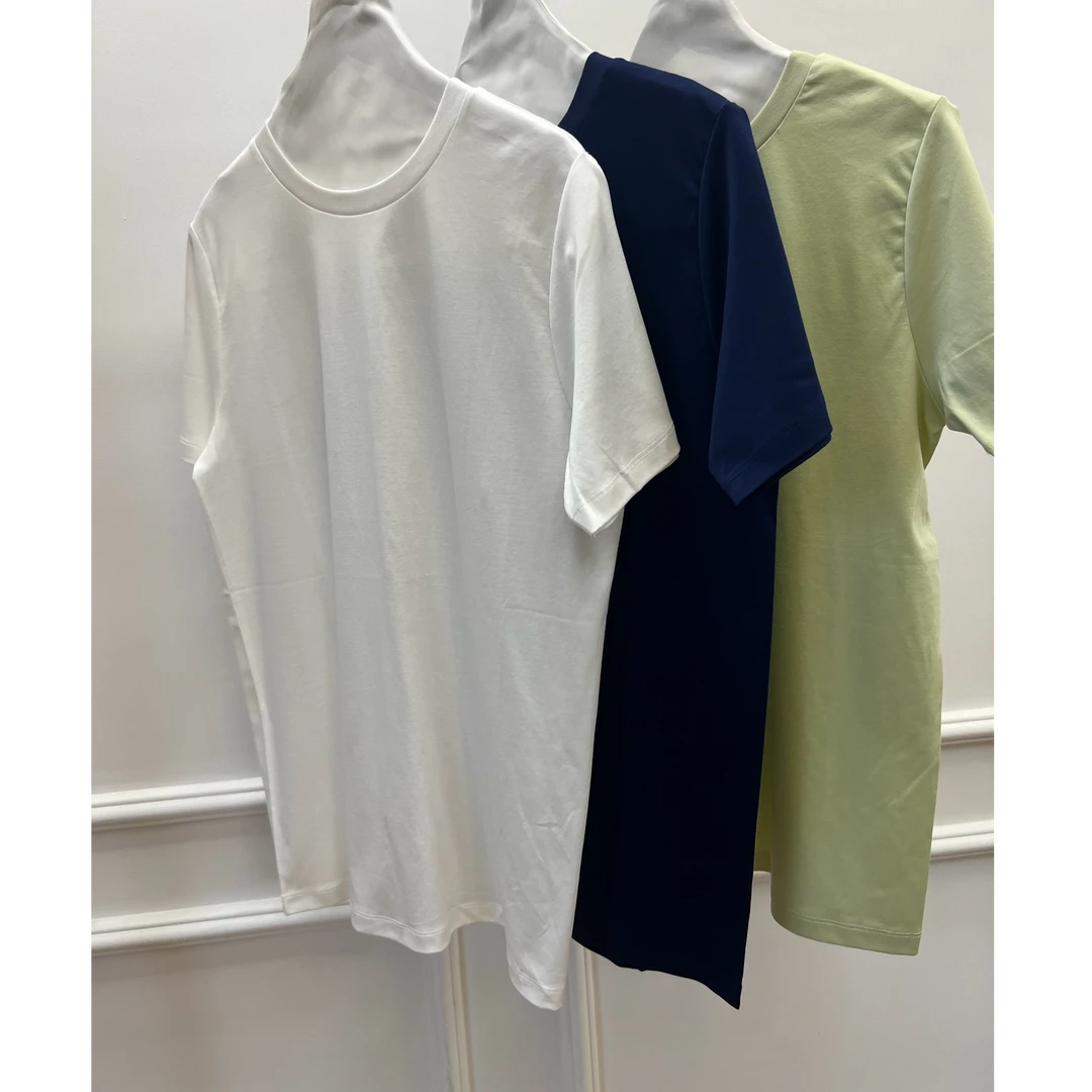 唯心家 长绒棉 圆领短袖T恤 百搭简约