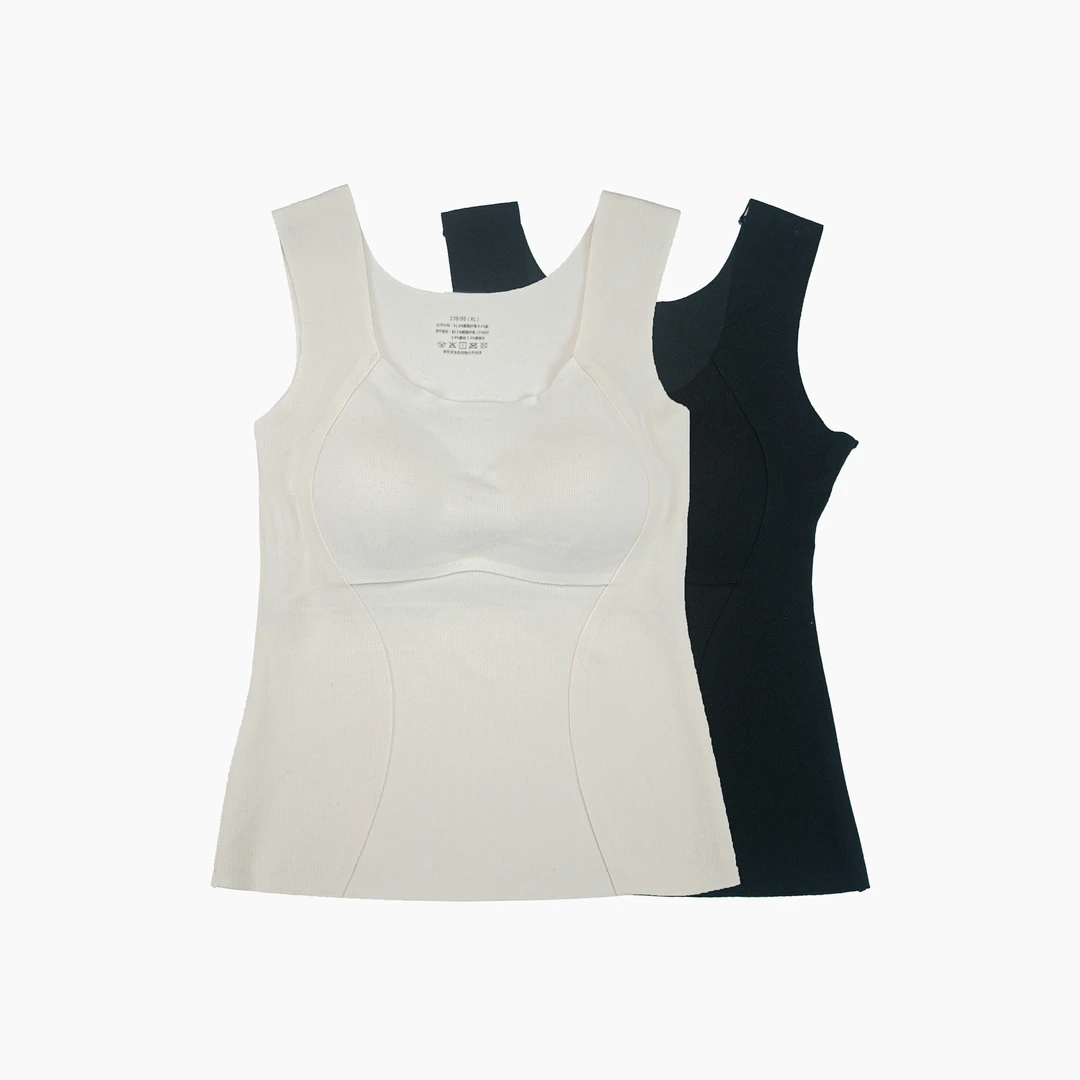 【万能百搭】一片式无痕内衣女上衣运动打底防震文胸背心01127