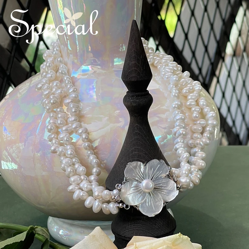 SPECIAL【收藏款】淡水珍珠气质优雅颈链锁骨链项链幻境花园 礼物