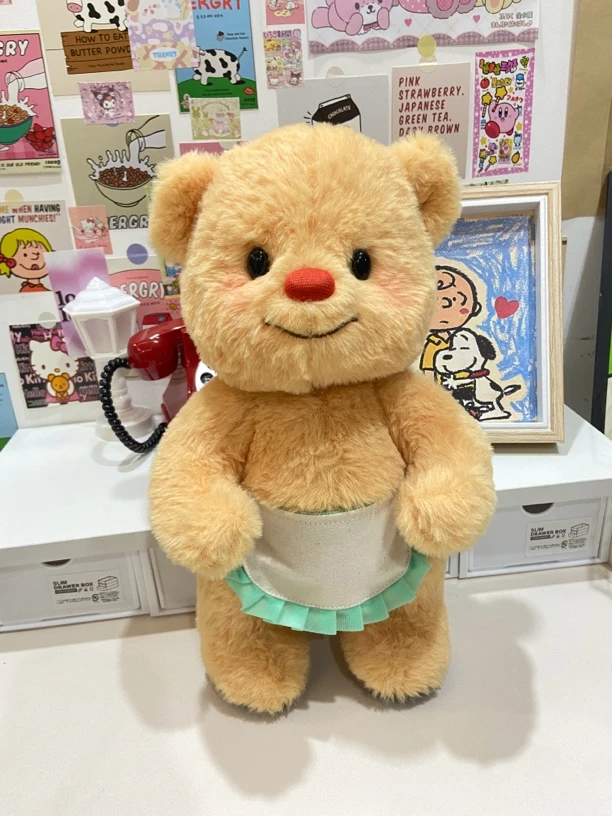 手作高品质黄油小熊玩偶毛绒玩具生日礼物可爱ButterBear网红娃娃