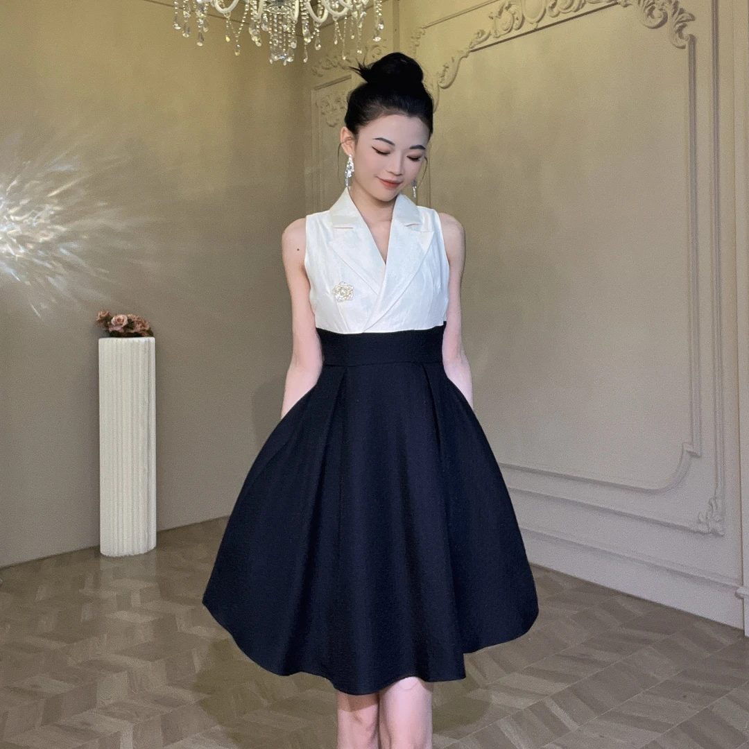 【十六原创】小香气质百搭修身显瘦夏季女装短裙连衣裙30932