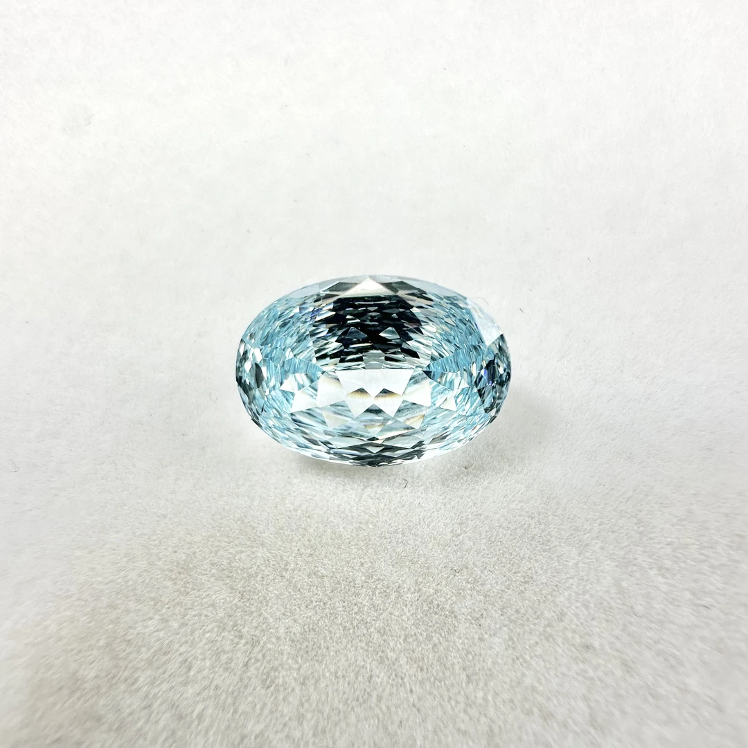 爱火花9#九号切工锆石千禧鸽子蛋形爆闪晶透炫彩轻奢饰品手工美甲