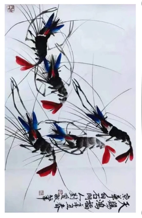 水墨国画:天赐洪福