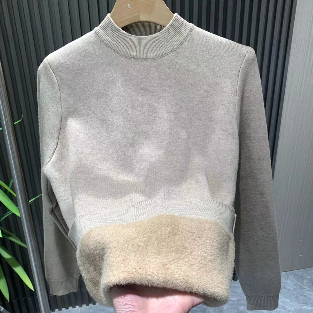 【挖哥专属】DYZ冬季情侣款半高领打底毛衣901