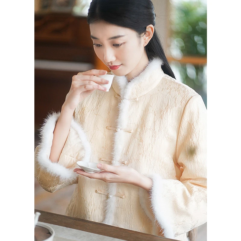 秋冬中国风复古唐装棉袄棉服上衣外套1368-N