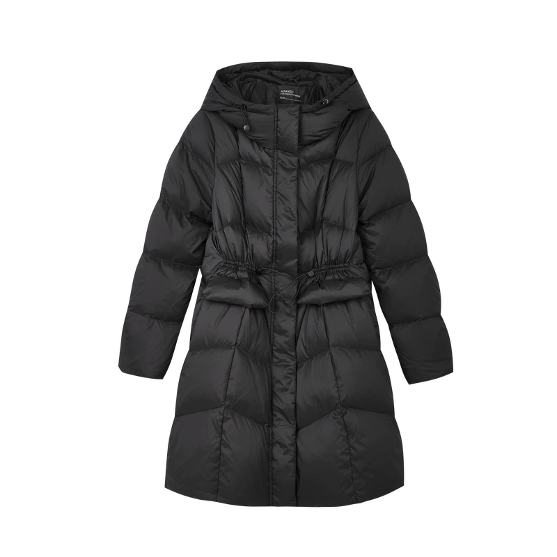 【小余专属】连帽收腰中长羽绒服X10AYS8789