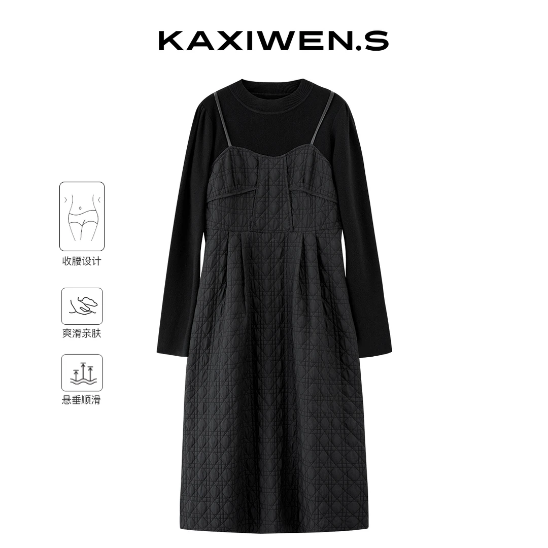 【小余专属】女装收腰抹胸式休闲裙子高腰连衣裙X09BLE8044