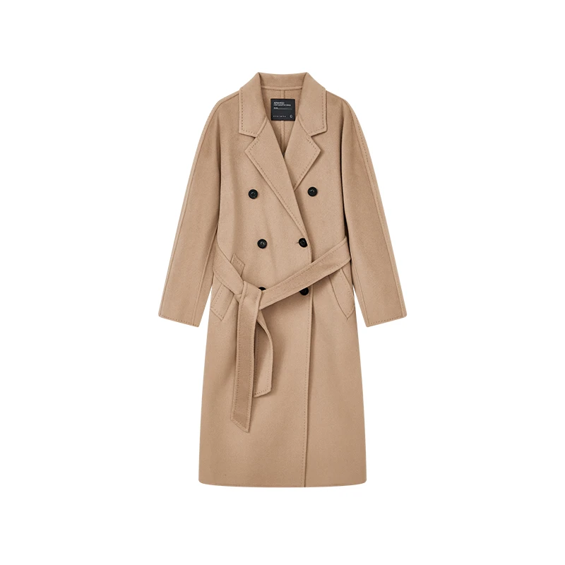 【小余专属】廓形感双面呢大衣S8746