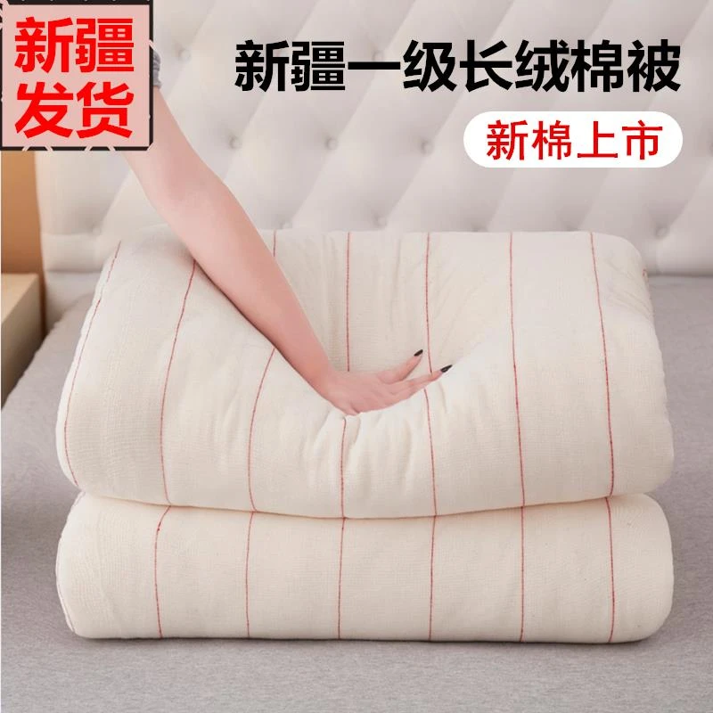 【大促】新疆棉被棉花被芯冬被冬天垫被宿舍褥子棉絮床垫单人双人
