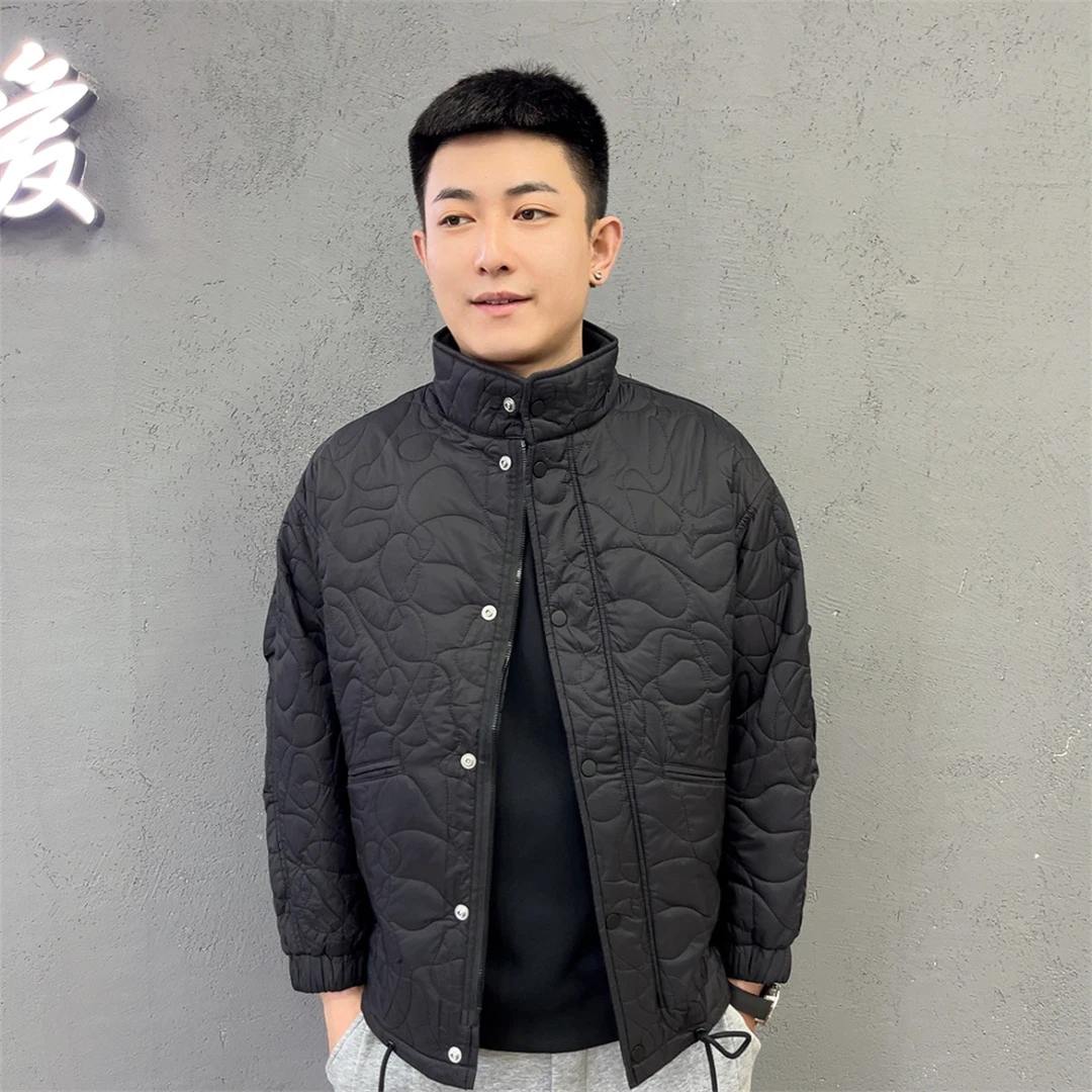 百搭品质男士潮流外套潮男爆款冬季新款简约棉服款号PS1121