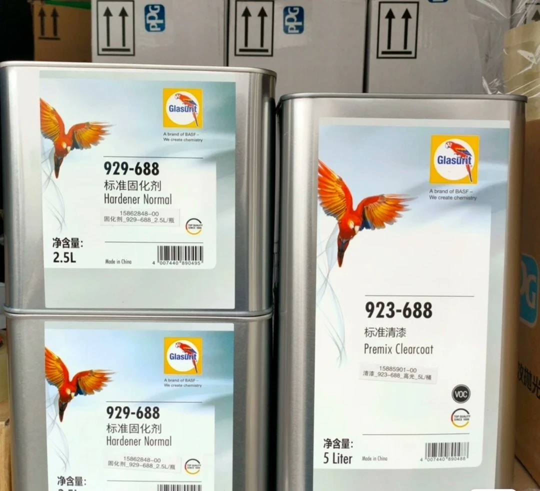 高端豪车专用汽车清漆鹦鹉923-688环保超亮PPG固化鹦鹉漆汽车漆