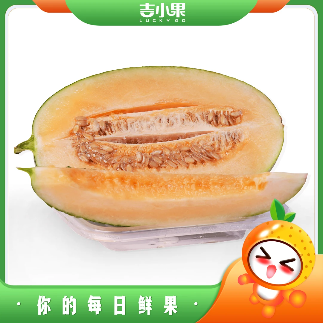 新鲜哈密瓜 1kg-1.5kg/个