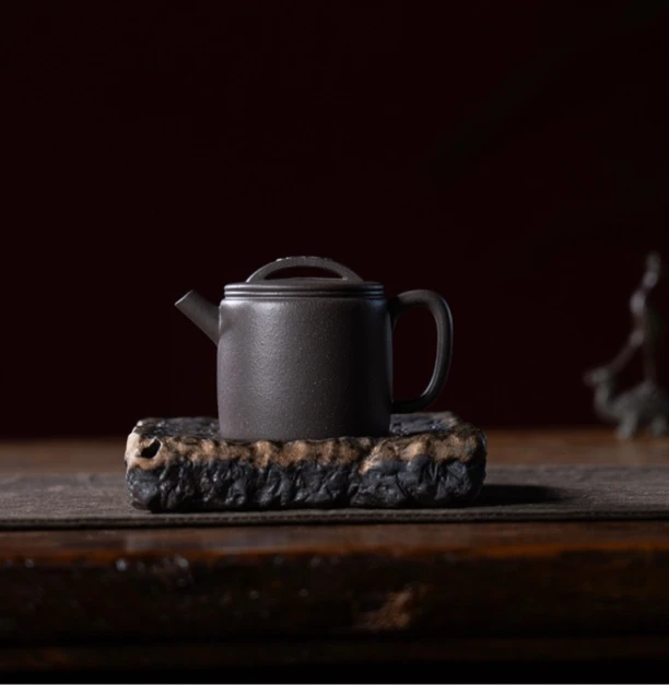 【至纯天青泥·高汉瓦200cc】原矿大水潭矿区天青泥精工制作紫砂壶