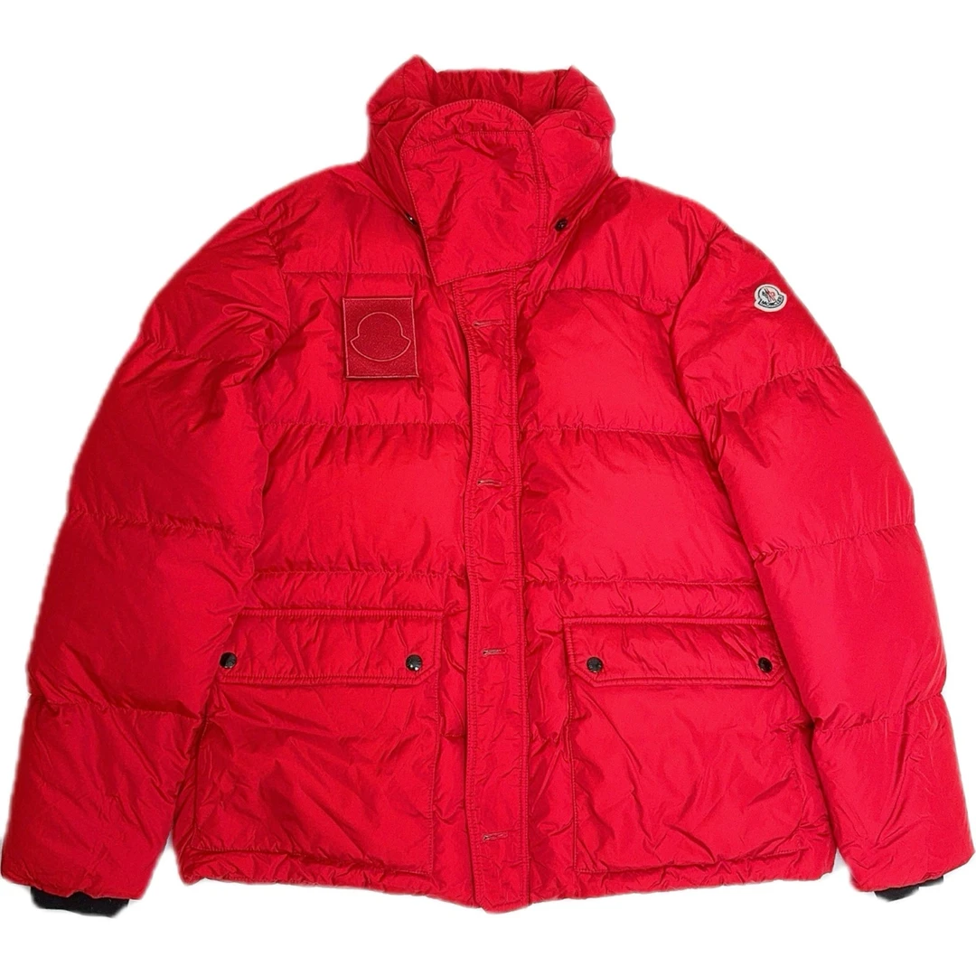 5码/98新/Moncler/蒙可睐 红色袖标款羽绒服/mj00710