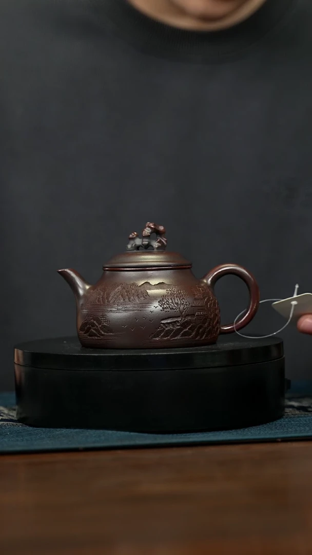 【闪购商品】紫砂茶壶宜兴原矿 手工 紫砂壶容量220CC