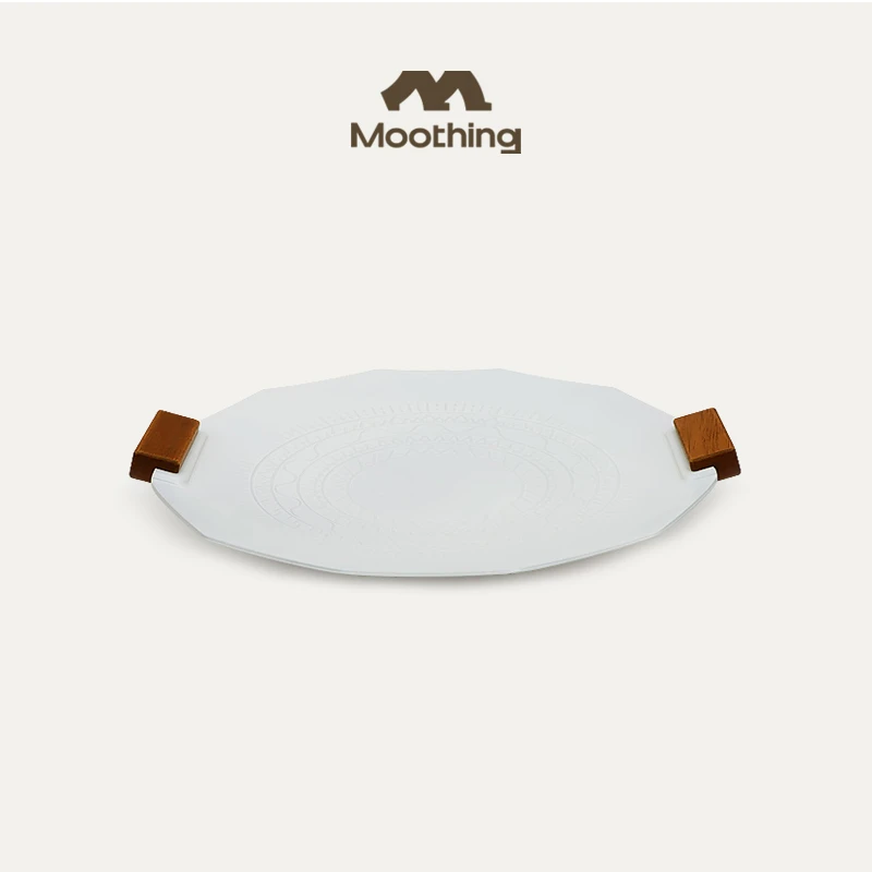 MUXING/牧行户外露营韩国烤肉盘便捷式烧烤盘烤肉锅野炊燃气用