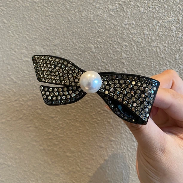 法式压力家蝴蝶结小扣夹女后脑勺山大风之悦同款高端轻奢顶夹