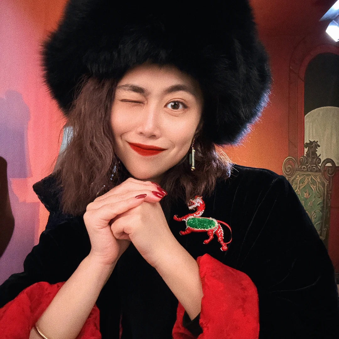 铜合金胸针 518179【把吉祥戴在身上】新中式复古气质麒麟胸针