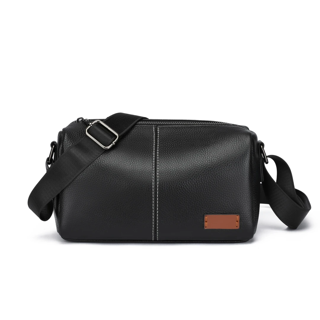 头层牛皮包、出门旅行都能背时尚休闲百搭复古单肩简约，立体有型