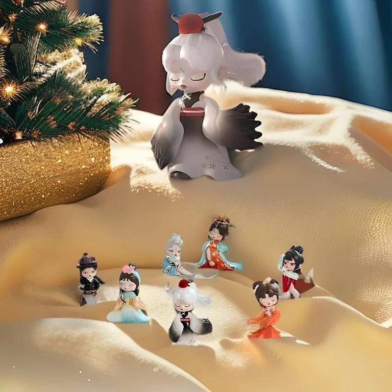 山海有灵安妮塔5代盲盒国风潮玩摆件