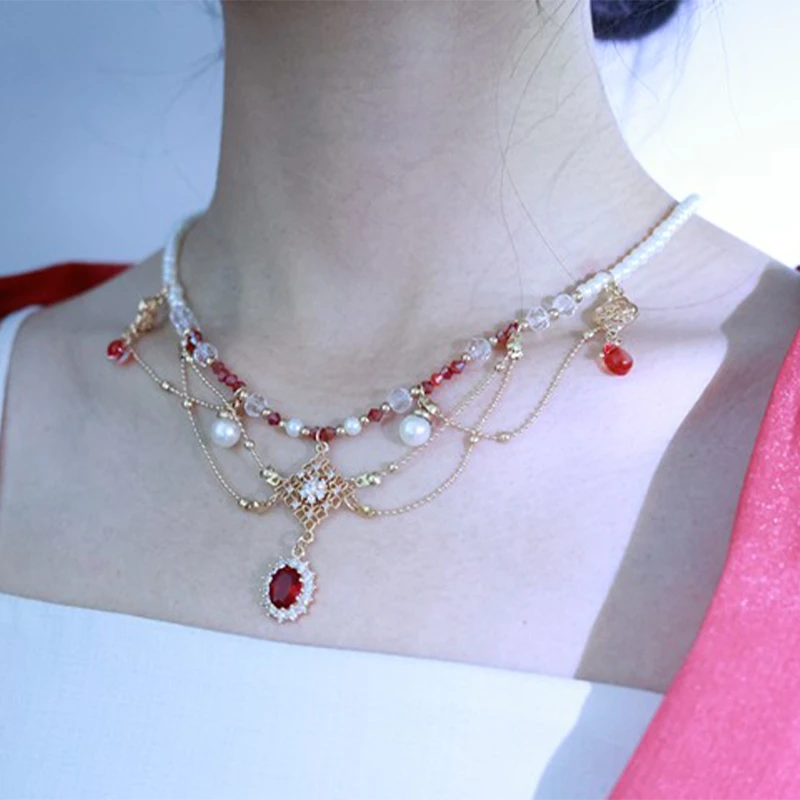 耀如春华【售完绝版】国风古典古风汉服唐制明制配配饰多色璎珞