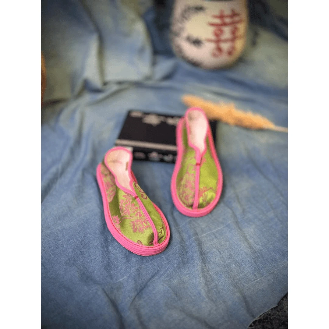 【青梅】中国风国潮透气舒适养脚纯手工千层底布鞋民族风软底