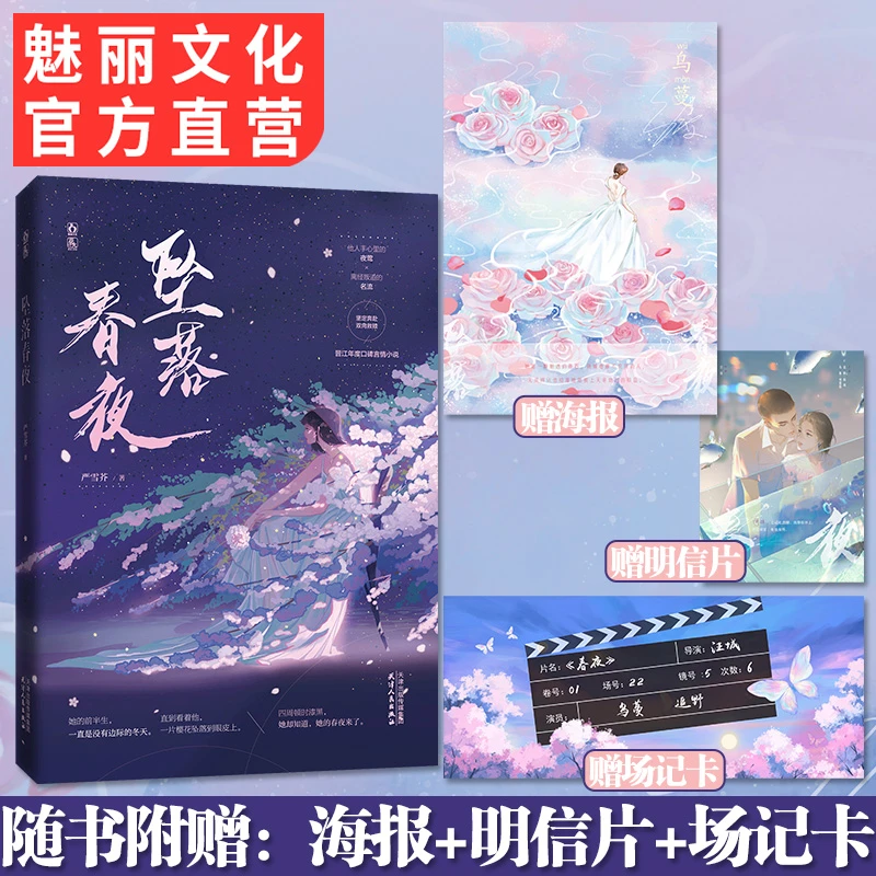正版 坠落春夜 严雪芥著双向救赎娱乐圈姐弟恋都市言情小说
